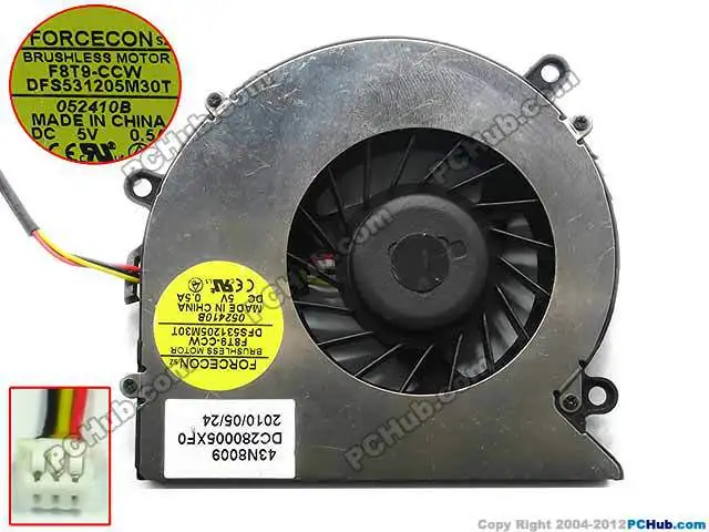 Кулер для процессора Acer Aspire 5220 5310 5520 5710 5720 7220 7720 Lenovo Y430 G430 K41 E41 E42 K42 V450 G530|fan for acer