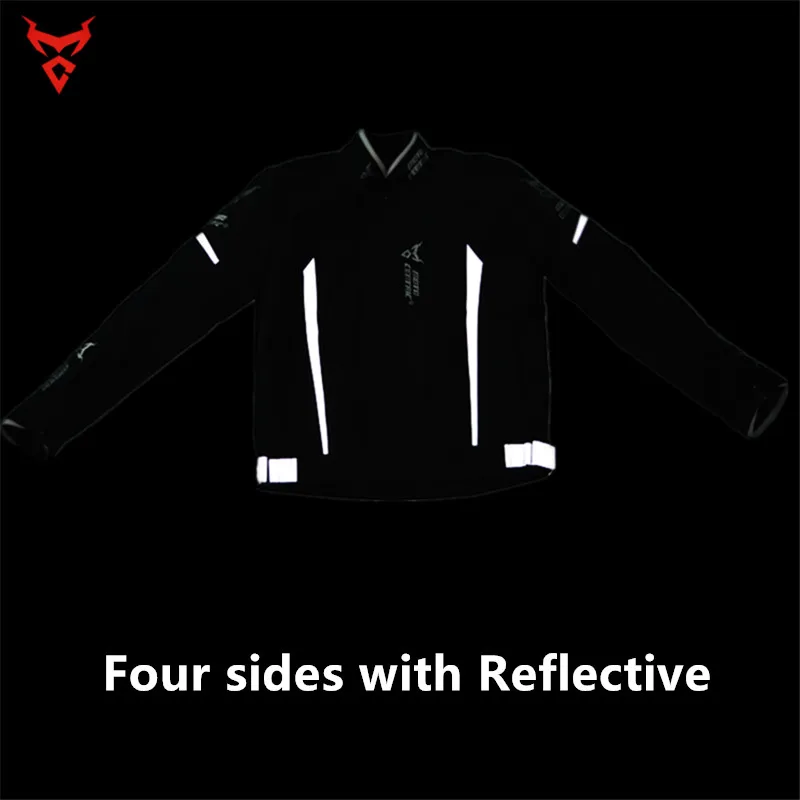 Светоотражающая Мужская мотоциклетная куртка Blouson для мотокросса внедорожных