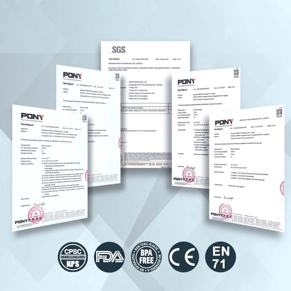 BOBO.BOX-Clips de silicona para chupete de beb&eacute;, mordedor sin BPA, accesorio de juguete para lactancia, 10 Uds.-5