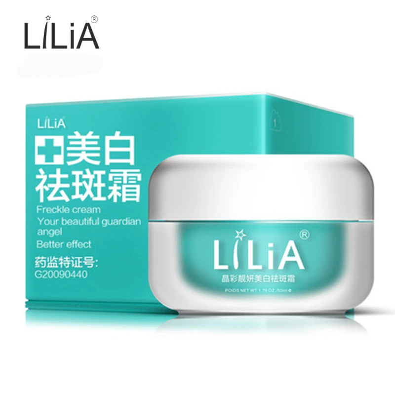 

Herbal Formula Face Whitening Cream 50g Effectively Facial Freckle Remove Chloasma Dark Spots Removal Day and Night Cream
