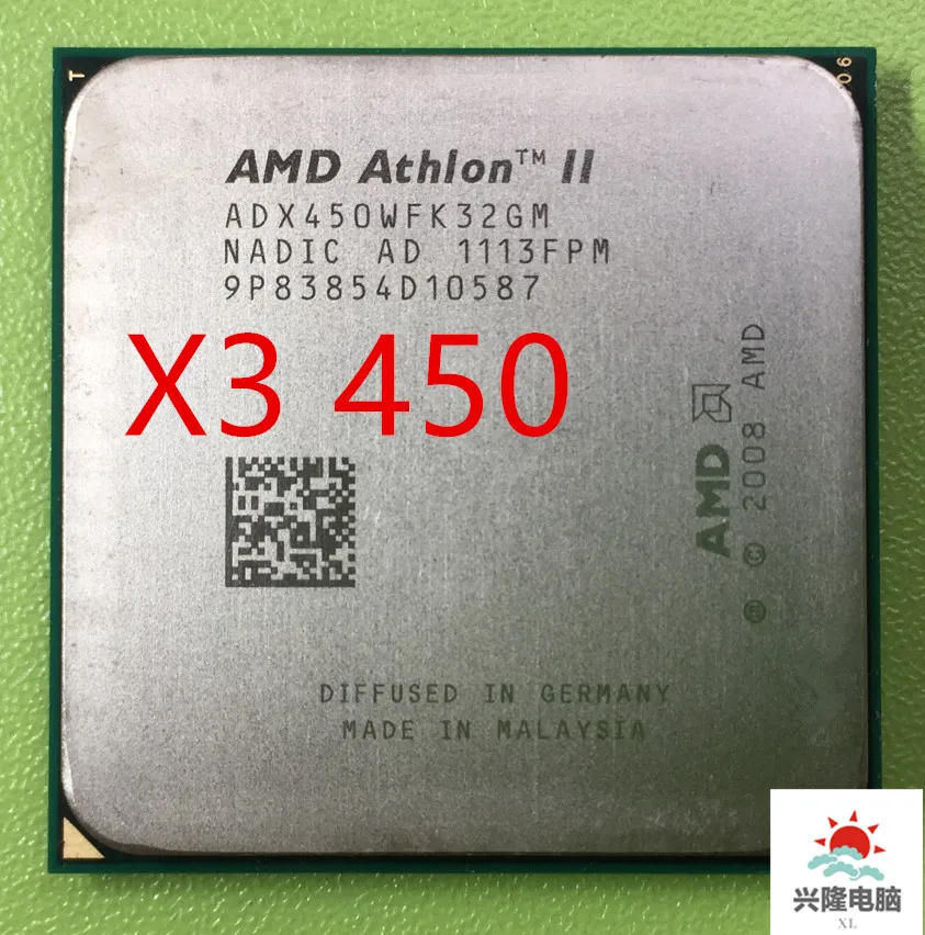 Для AMD Athlon II X3 450 3 2 ГГц трехъядерный процессор разъем AM3 938-pin ЦП рабочий 100%