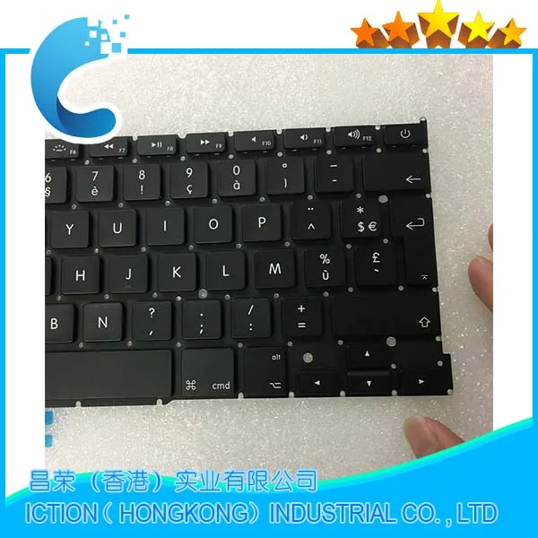 Новая Оригинальная клавиатура для Macbook Pro Retina 13 &quotA1502 2013 2014 2015 claver FR AZERTY