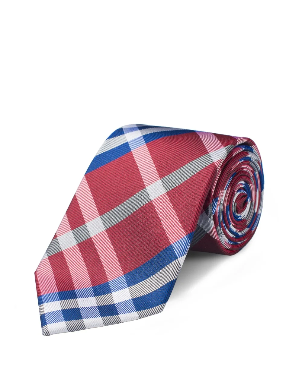 Происхождения Галстуки Для мужчин's в шотландскую клетку с полосатой шелковый