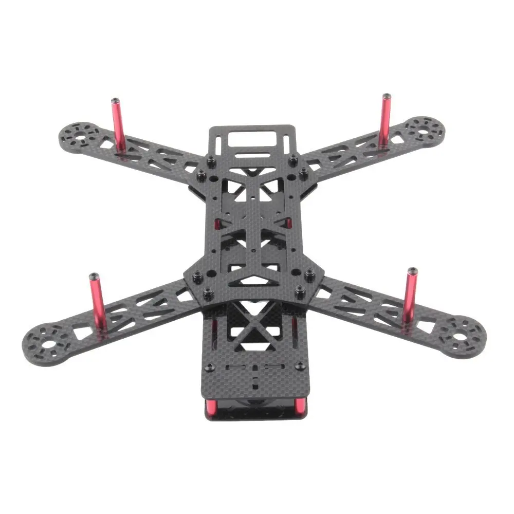 Обновленная версия 250 мм Mini FPV Quadcopter стеклянный комплект из углеродного волокна