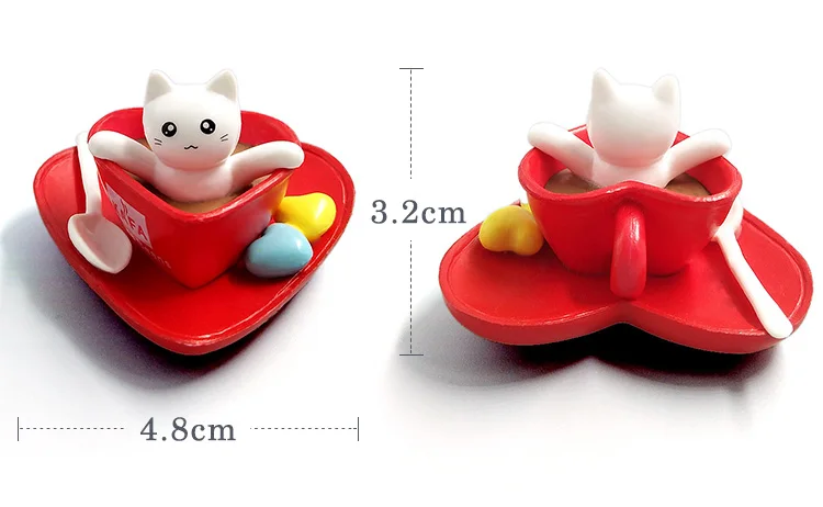 Kawaii десерт кошка животное модель домашний декор миниатюрное украшение для сада в виде Феи аксессуары современная фигурка ПВХ ремесло бонсай игрушки