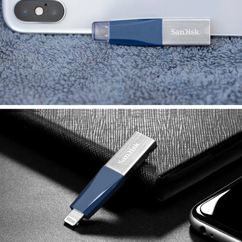USB-OTG-флешка Sandisk iXPAND флеш-накопитель с разъемом Lightning для iPhone iPad iPod USB 3.0 32/64/128 ГБ |