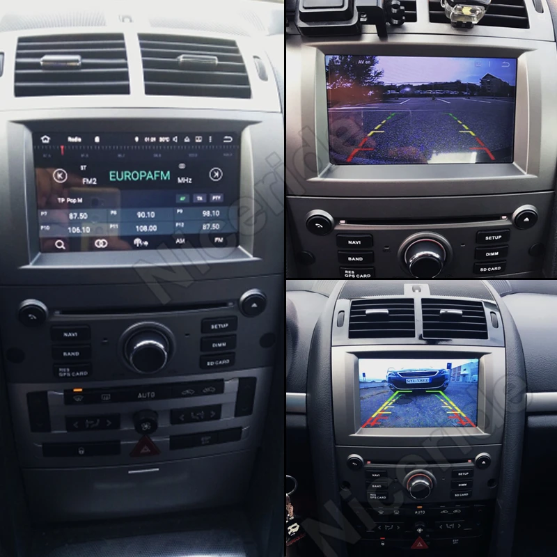 Ips 2 Din Android 9,0 Автомагнитола для peugeot 407 2004-2010 автомобильный мультимедийный плеер стерео Авто аудио gps Навигация DVD видео