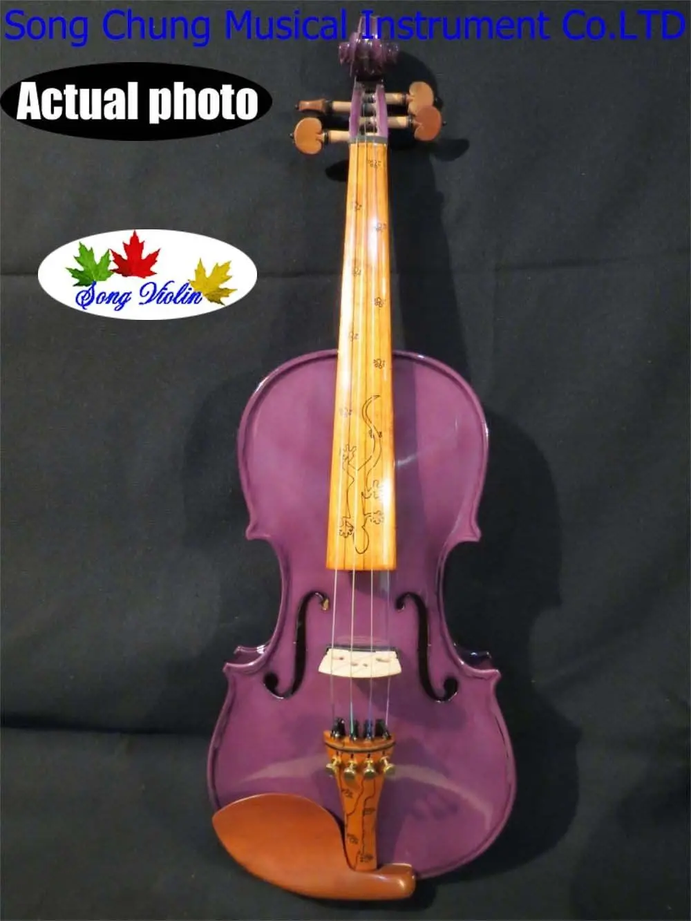 

Best craft Purple colors electric & acoustic violin 4/4 #8288