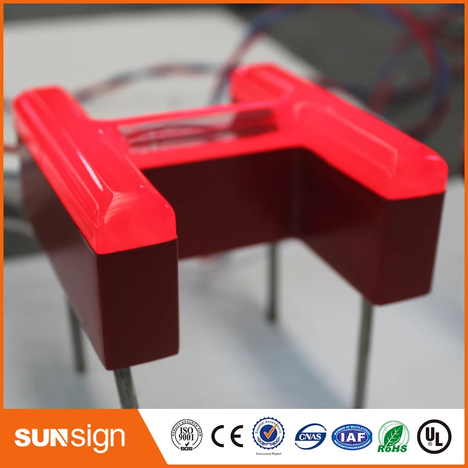 Водонепроницаемые наружные 3d буквы из нержавеющей стали|3d stainless steel letters|letter 3dletter w