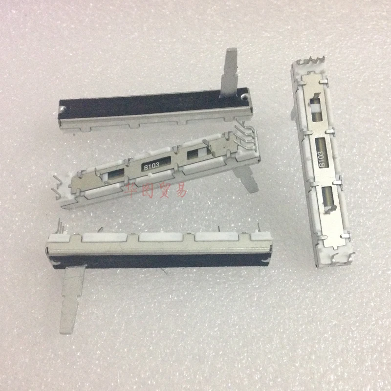 4 шт. SC4580GH 60 мм прямой скользящий потенциометр B10K/длина хвостовика 15 смеситель