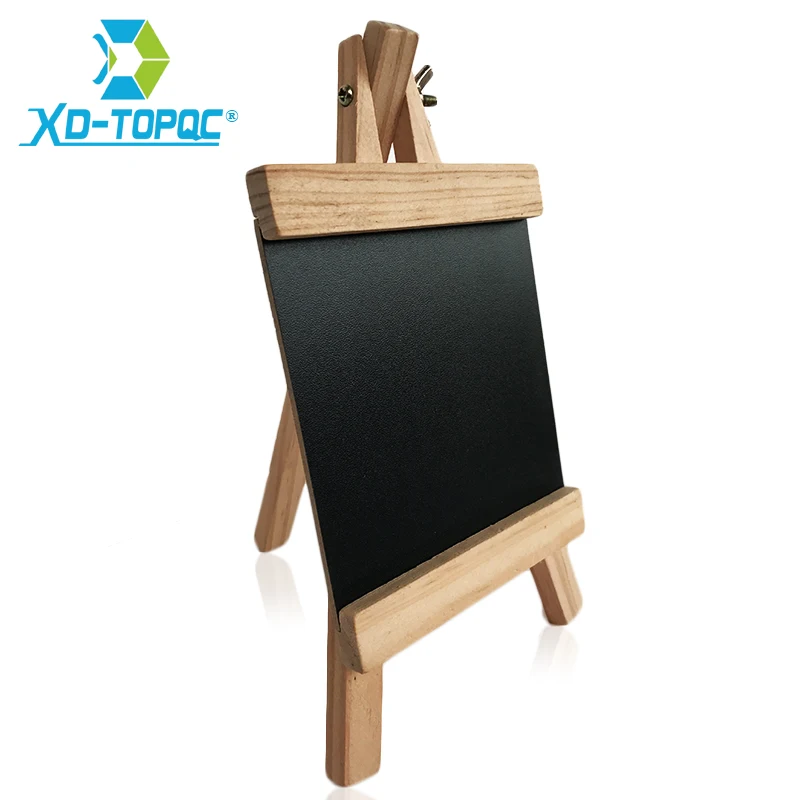 XINDI 12*23 см мини настольная доска из сосновой древесины мольберт детская черная