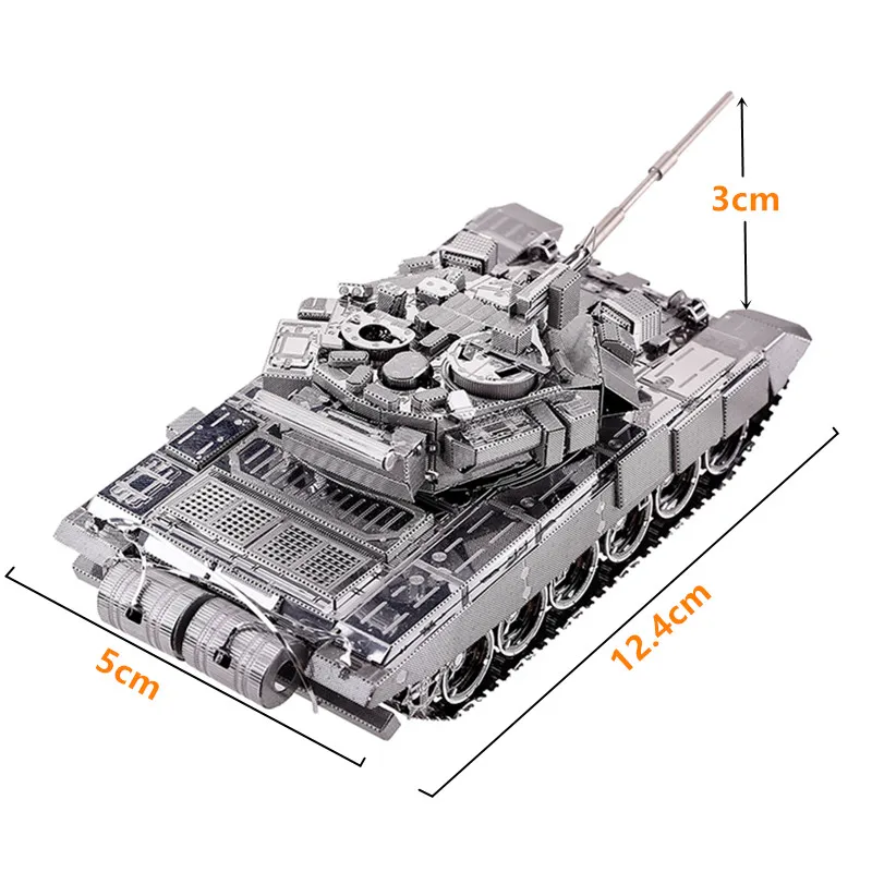 Новинка T90 A танк 3D металлические пазлы из лазерной резки части DIY комплекты