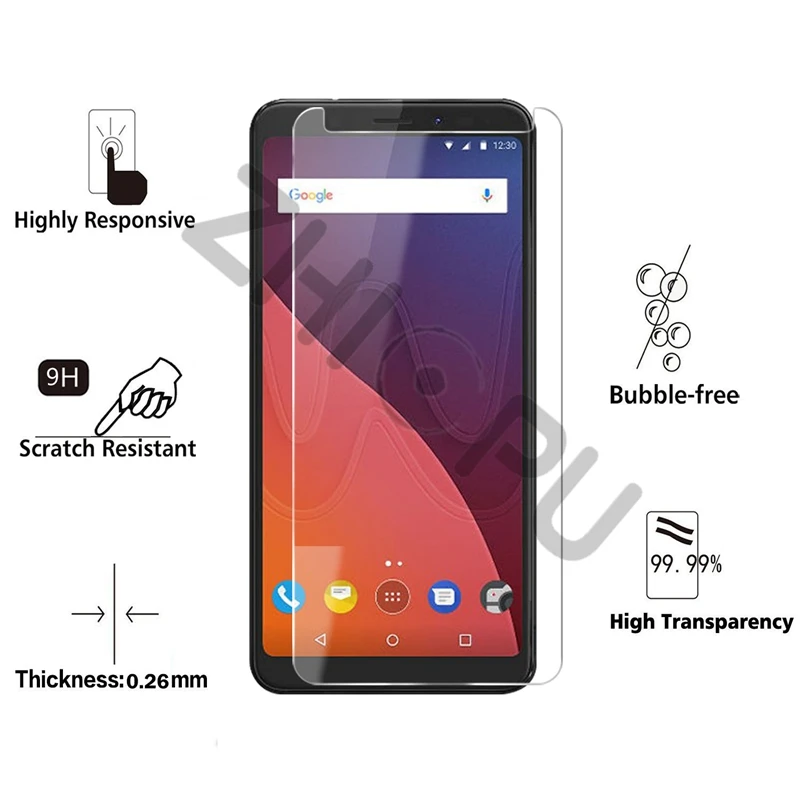 5 шт./лот закаленное Стекло для Wiko вид Экран протектор Защитная пленка | Мобильные
