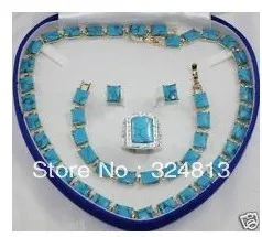 

e bridal Woman's Jewellery necklace bracelet ring earring set