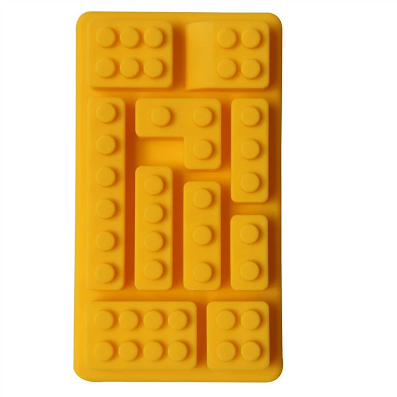 1 шт.. Силиконовые Lego кирпичная Конфета шоколадная вечерние Форма партия пользу