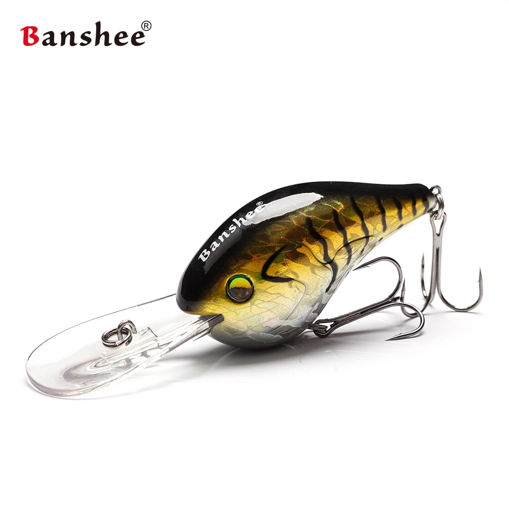 Banshee 75 мм 24 г кренкбейты на рыболовные приманки глубокий воблер плавающие