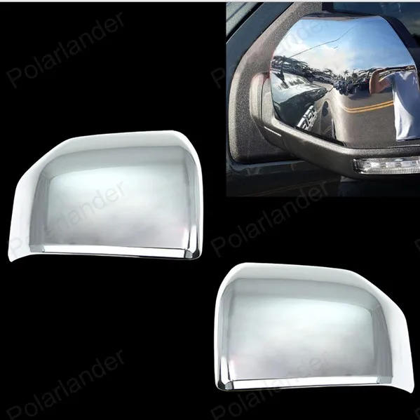 Самая низкая цена 1 пара 2 шт. для автомобиля Ford хромированные крышки зеркала