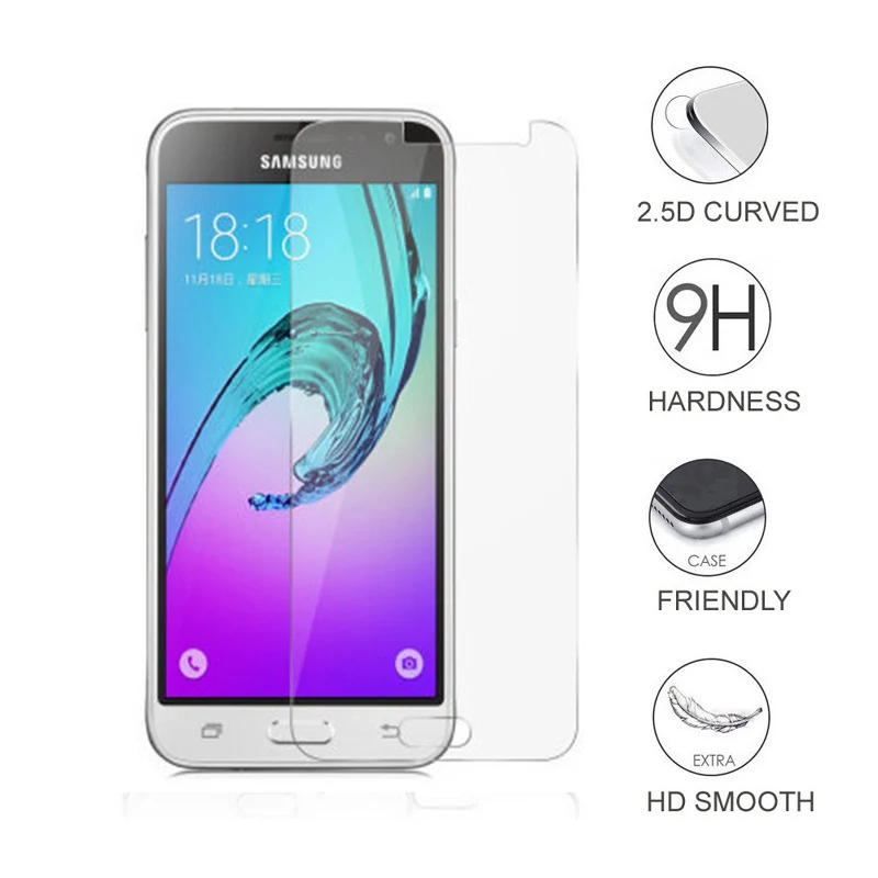 2 шт. Экран протектор Закаленное Стекло Плёнки для Samsung J3 J7 J5 Galaxy 2016 Анти взрыв sklo