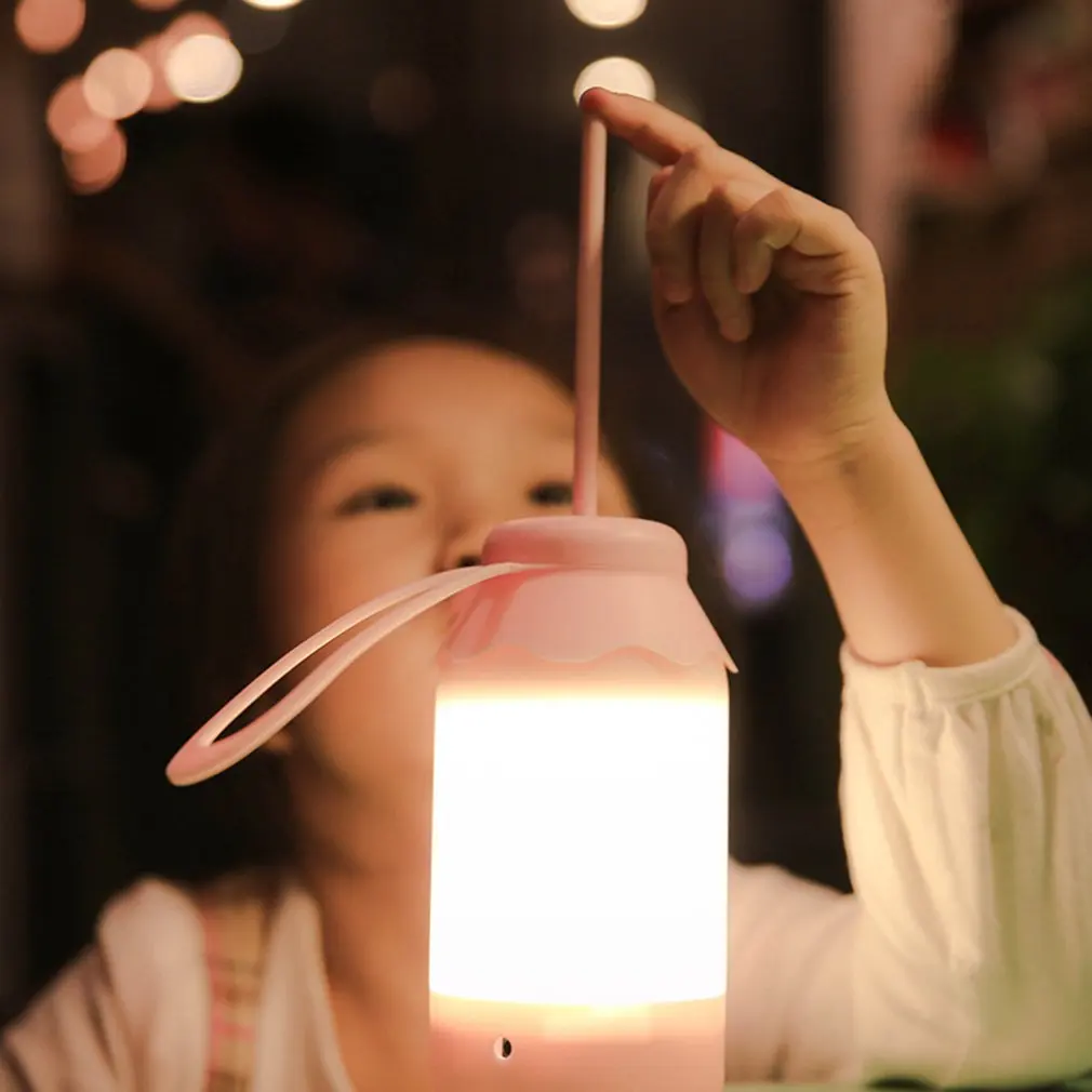 Творческий Телескопический Dimmable ночник зарядка через Usb ребенка кормление