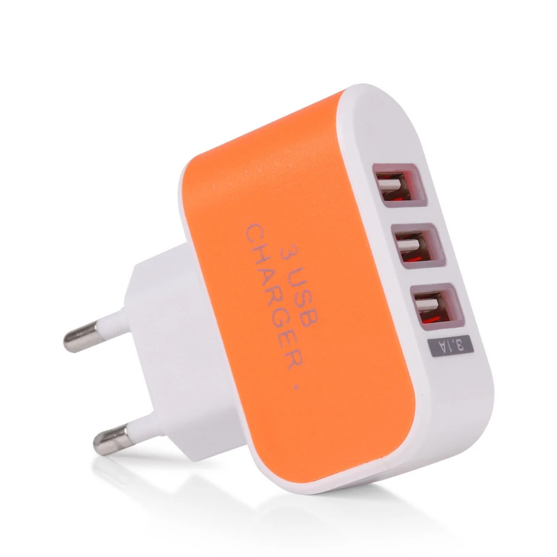 DOITOP 3 порта USB зарядное устройство AC зарядный адаптер портативный для Xiaomi Samsung Iphone