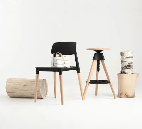 YINGYI Best Selling ABS Plastic Dining Chair Without Arms Free Shipping | Мебель
