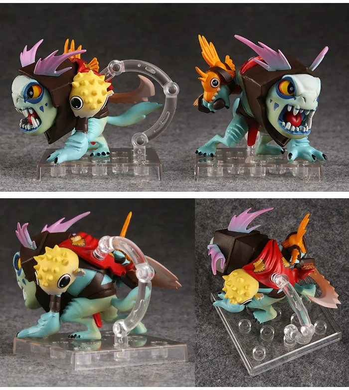 4 шт./компл. Dota 2 игры рисунок Игрушки slark крошечные doom штучной упаковке PVC Фигурки