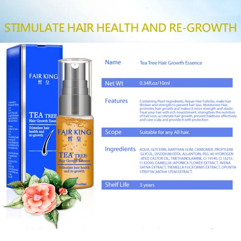 20 мл эссенция для роста волос средство лечения выпадения продукты густых