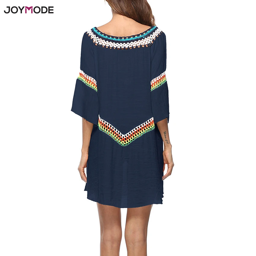 JOYMODE платье для медового месяца пляжное покрывало купальное платье туника парео для купальников халат Женское бикини юбка купальник Летний Praia De Croche