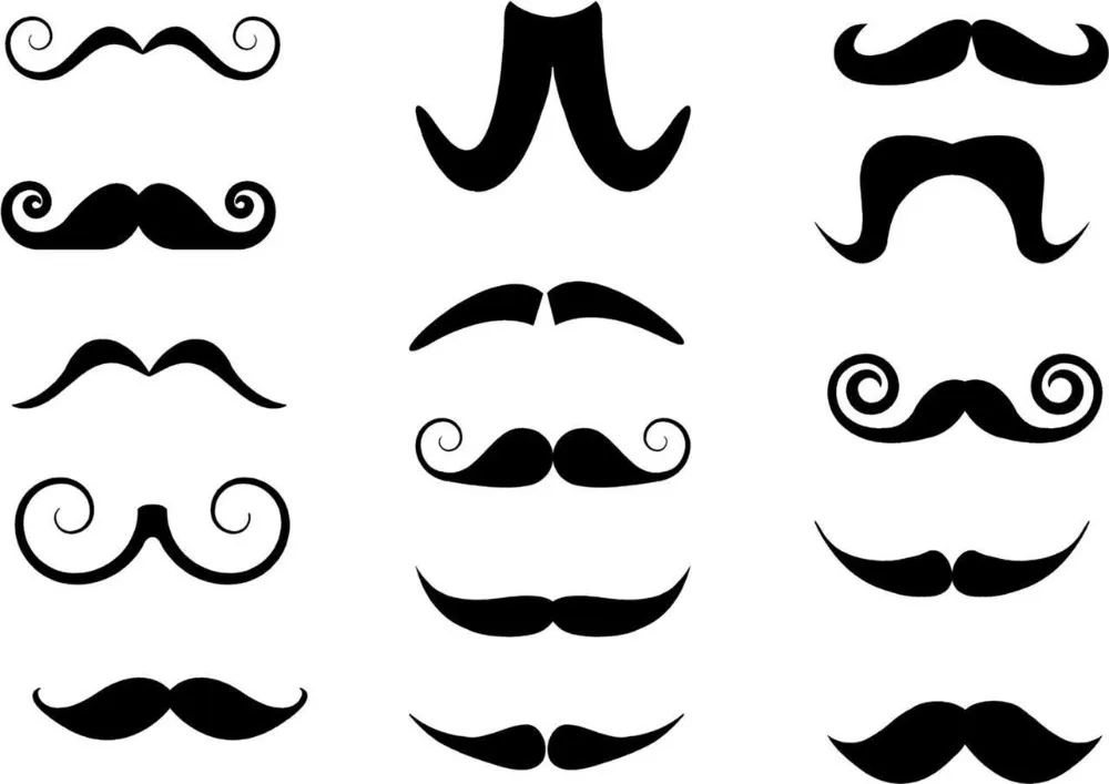 15/Set Mustache Vinyl Decal Stickers Baby Kids Room DIY Self-Adhesive Children Bedroom Wallpaper Home Interior Decor LA952 | Дом и сад