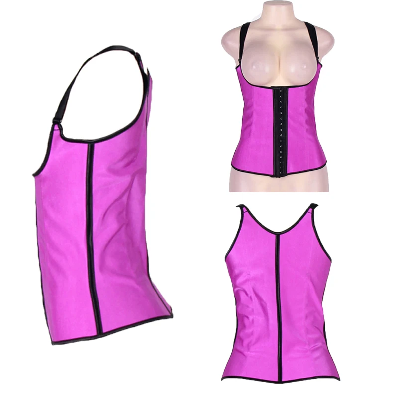 AJ2224 Корректирующее белье женский корсет из латекса с косточками|corset bustier|corset