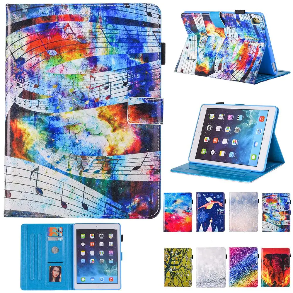 Чехол-подставка из искусственной кожи для Apple iPad 5/6 air/air2 9 7 2017/2018 Pro