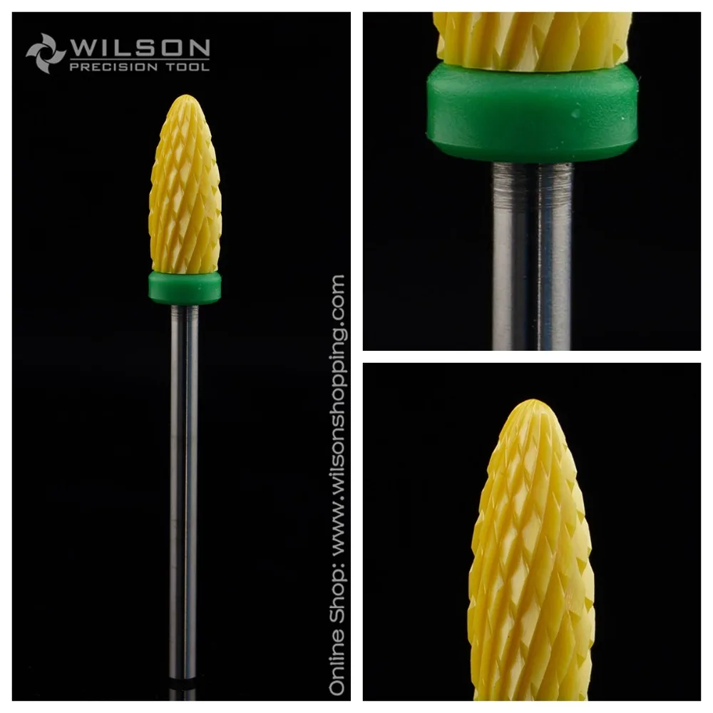 

Yellow Ceramic Nail Drill Bit - Flame Bit - Coarse(6130041)