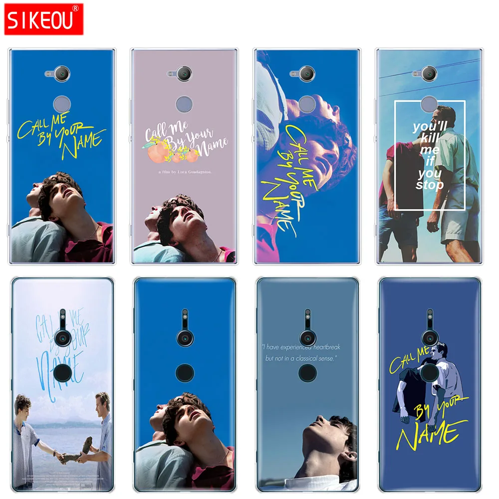 Силиконовый чехол для телефона sony xperia XA1 XA2 ULTRA PLUS L1 L2 XZ1 XZ2 compact XZ PREMIUM позвоните мне