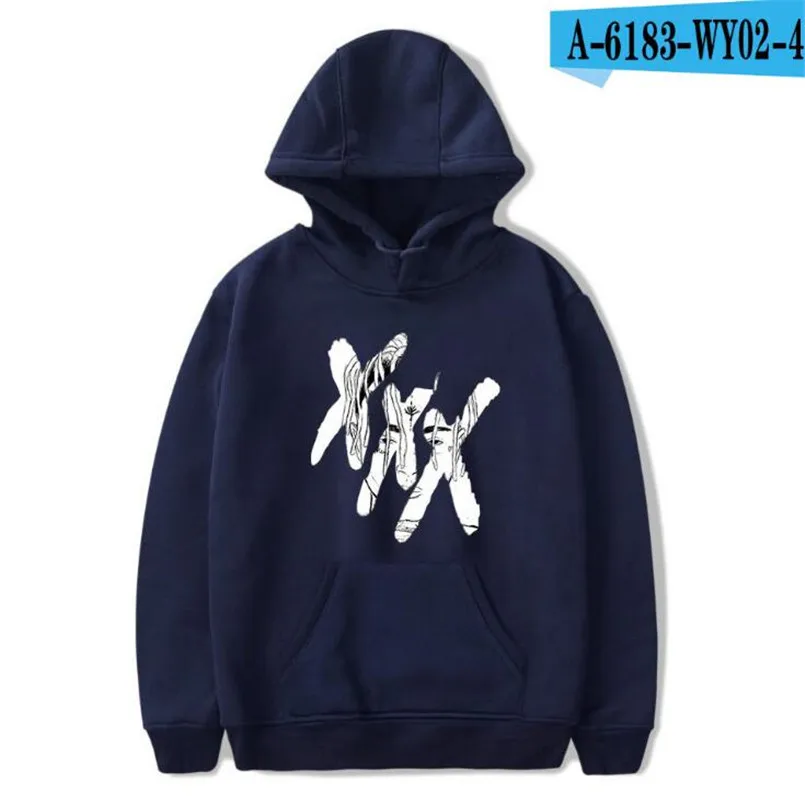 116NavyBlue XS-4XL Lil/толстовки с капюшоном для мальчиков и девочек, пуловер с капюшоном для мужчин и женщин, толстовки с капюшоном для мальчиков и девочек - Цвет: 116NavyBlue