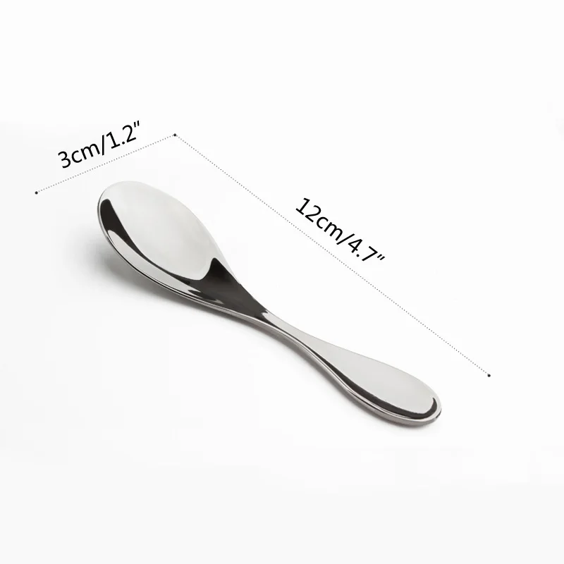 Китайские традиционные детские ложки из нержавеющей стали 4/6/10 шт./лот маленькая