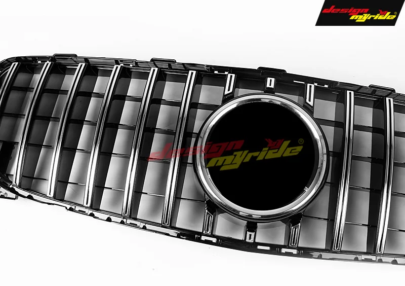 GT R СТИЛЬ передняя решетка X156 GLA45AMG внешний вид Серебряный подходит для MercedesMB GLA class