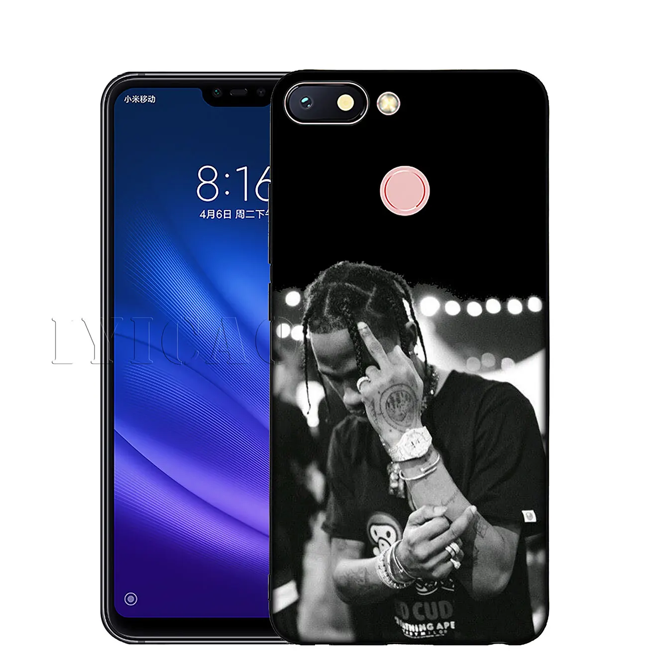 IYICAO Трэвиса Скотта Мягкий силиконовый чехол для телефона Xiaomi Mi 10 9 9T CC9 CC9E 8 SE A3 Pro A1