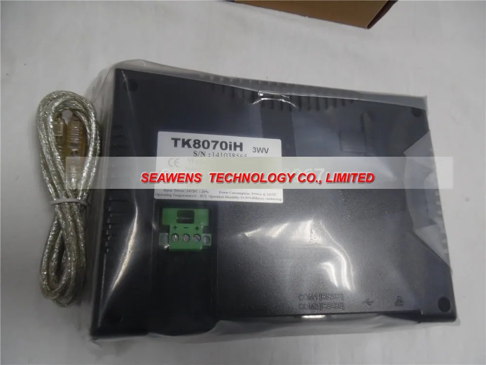TK8070iH: Weinview сенсорный экран 7 дюймов HMI TK8070iH с программируемым кабелем и китайским