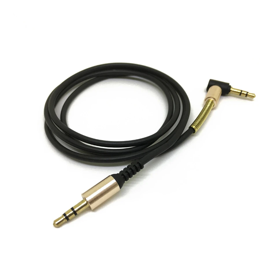 3.5mm Jack Audio Bend L Cable 3.5 Male to Car Aux Auxiliary Plug Cord Supports Phone PC |