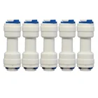 Фитинг быстрого подключения для аквариумной системы обратного осмоса, 14 дюйма, 5 шт.