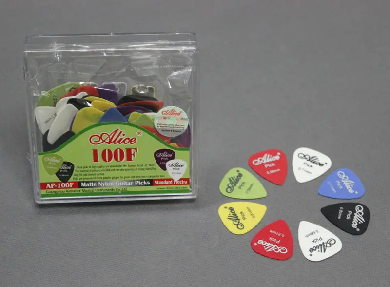 Квадратная коробка 100 шт. задняя матовая фотовспышка 0 58/0 71/0 81 мм|picks plectrums|guitar pick