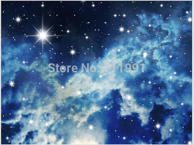 Обои на заказ со звездами и Вселенной для подвесного потолка спальни гостиной