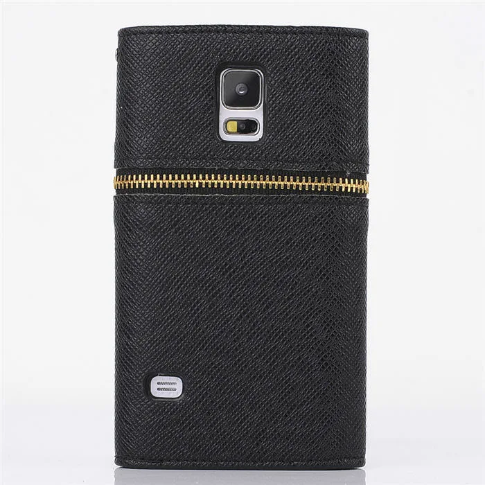 Anchor Design Card Holder Wallet Zipper Back Pouch Cover Case for Galaxy S5 G900 |