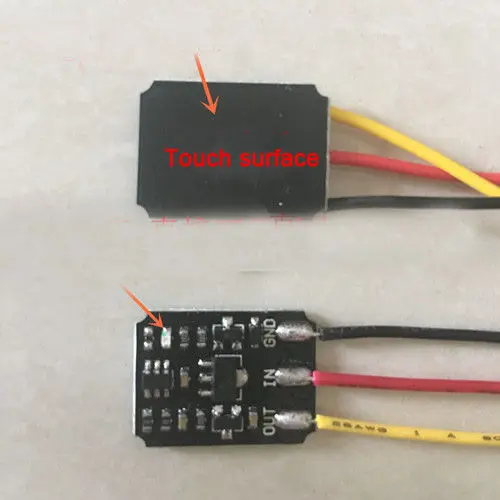 Сенсорный выключатель постоянного тока 3V-18V 12V 2A емкостный сенсорный экран