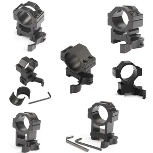 2 шт.лот, охотничье крепление для прицела, быстросъемное кольцо 30 мм 25,4 мм, крепление для прицела 20 мм, адаптер для Пикатинни
