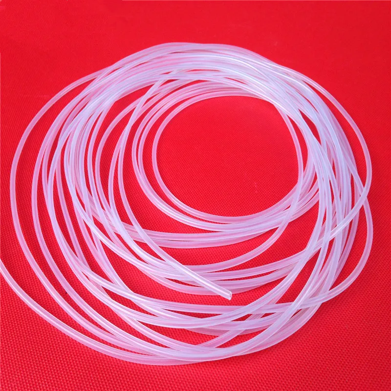

1PCS 5Meters ST001-3 Imported Silicone Tube ID0.5mm*OD2.0mm Plumbing Hoses Food Grade Capillary Transparent Hose
