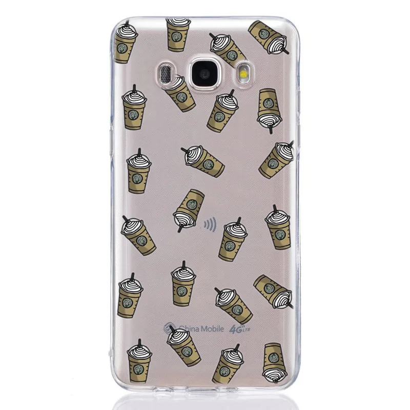 For Samsung Galaxy A3 A5 2016 2017 A300 A320F A510 A520F TPU Colorful Soft Pie Food Painted Desig Cover Case Fundas F317 |