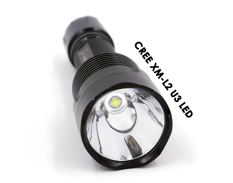 Manta Ray C12 Cree XM-L2 U3 12* AMC7135 1-режим 4200mA светодиодный Охота фонарик лампы+ Тактический пульт дистанционного управления переключатель+ Зарядное устройство+ Сфера пушка