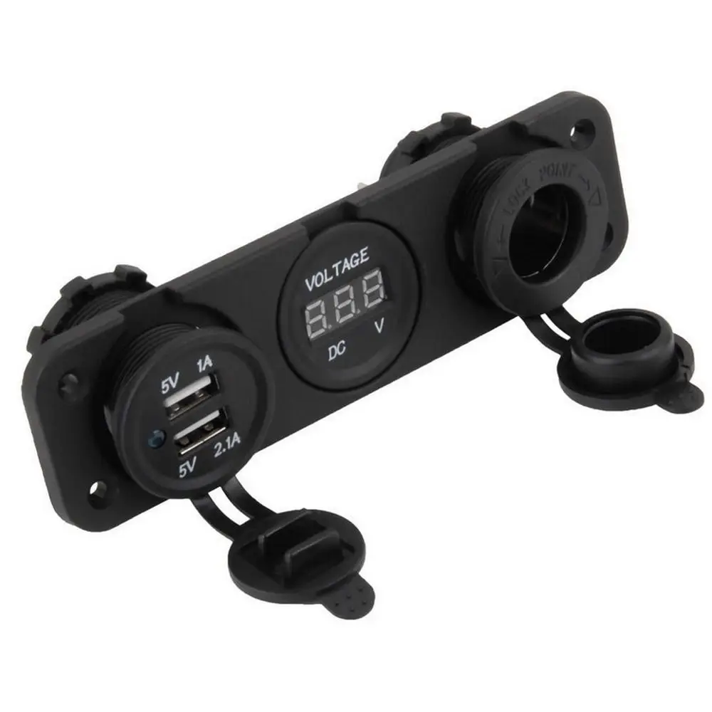 EE поддержка цифрового вольтметра постоянного тока/2 порта автомобильное