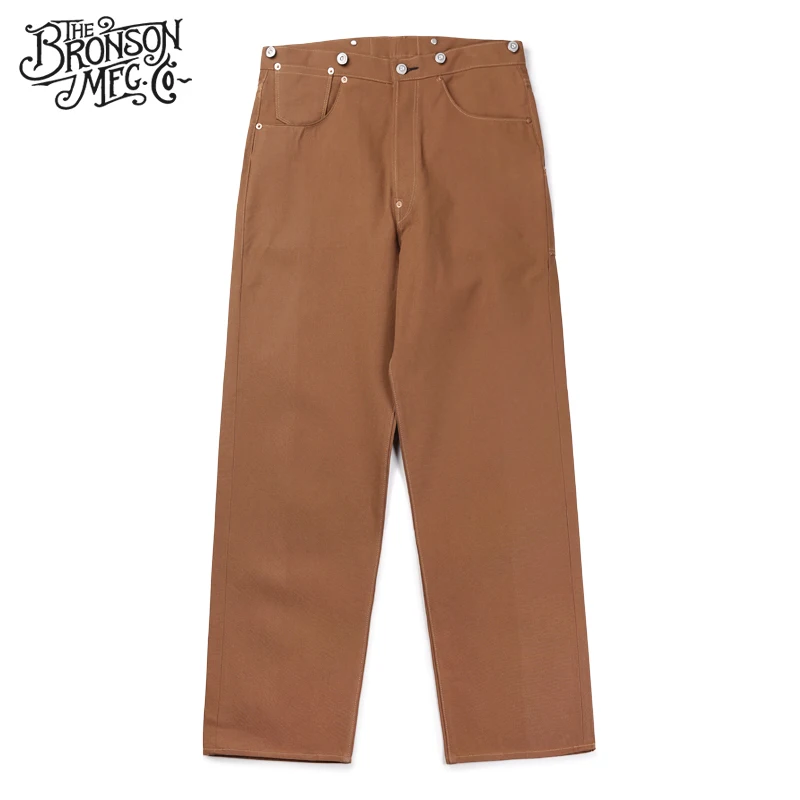 Брюки с высокой талией LOT873 bronson mans 11 унций винтажные парусиновые штаны|vintage mens